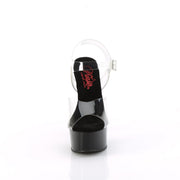 Pleaser GLEAM-608 Clear/Black