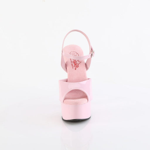 Pleaser GLEAM-609 Baby Pink Patent/Baby Pink
