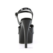 Pleaser GLEAM-609 Platform Sandal (Black Patent/Black)