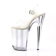 Pleaser INFINITY-908 Platform Sandal (Clear/Clear)