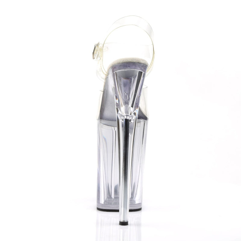 Pleaser INFINITY-908 Platform Sandal (Clear/Clear)