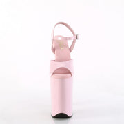 Pleaser INFINITY-909 Platform Sandal (Baby Pink Patent/Baby Pink)