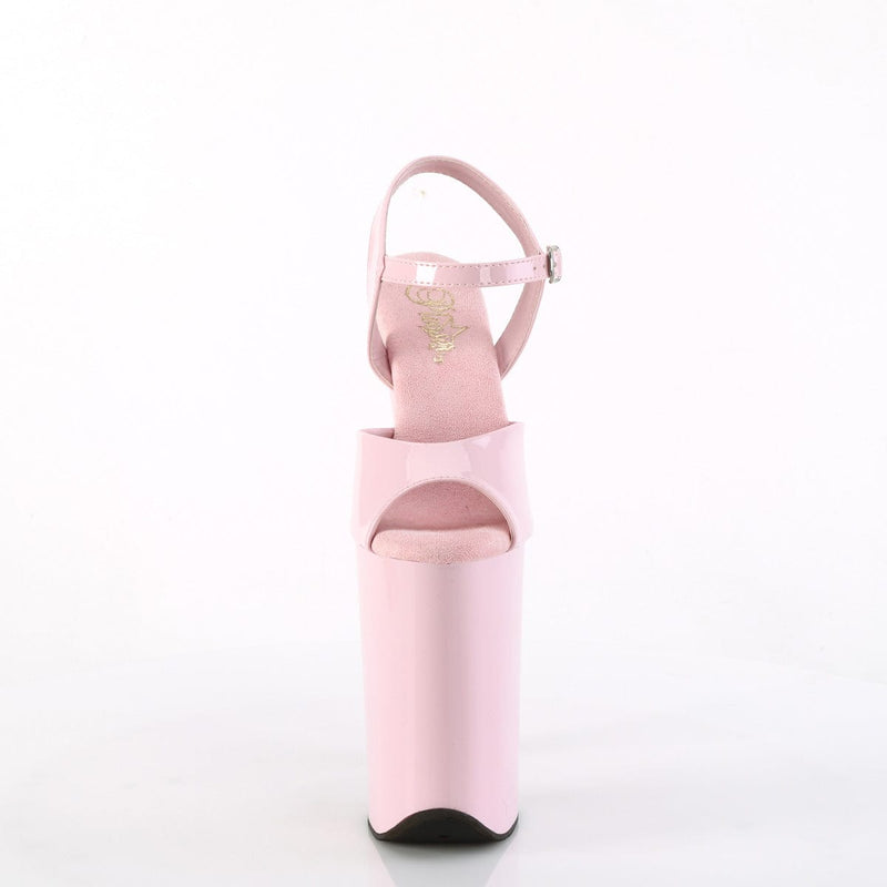 Pleaser INFINITY-909 Platform Sandal (Baby Pink Patent/Baby Pink)