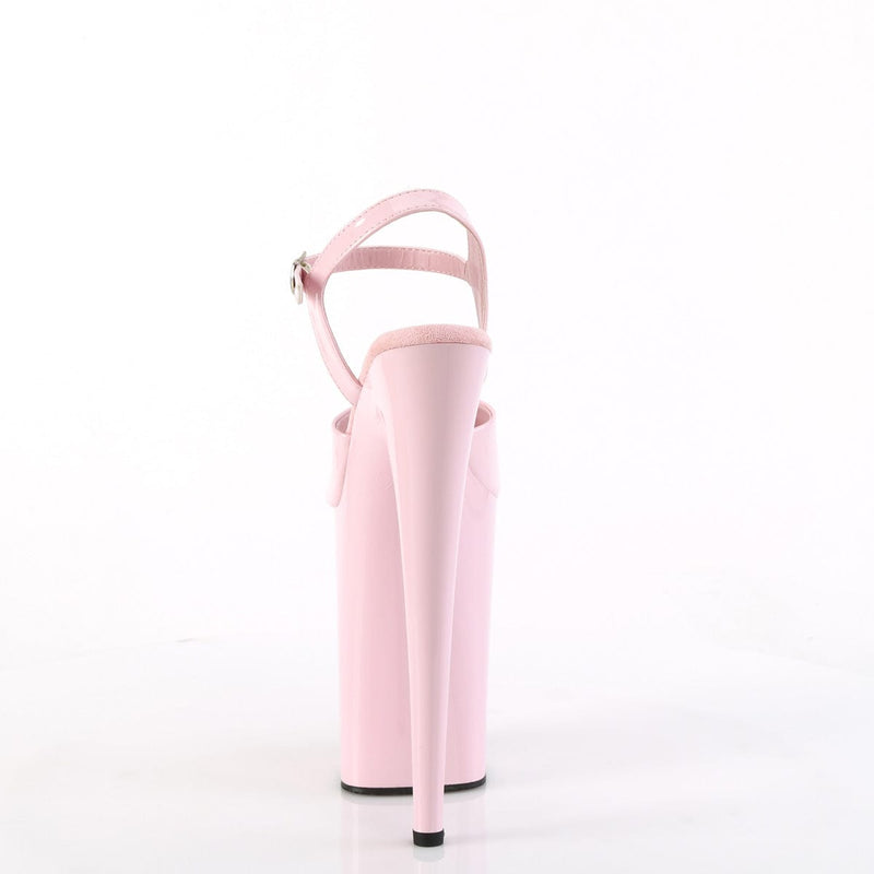 Pleaser INFINITY-909 Platform Sandal (Baby Pink Patent/Baby Pink)