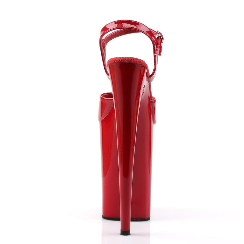 Pleaser INFINITY-909 Platform Sandal (Red/Red)