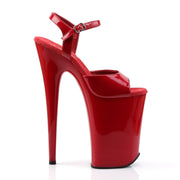 Pleaser INFINITY-909 Platform Sandal (Red/Red)