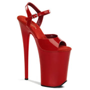 Pleaser INFINITY-909 Platform Sandal (Red/Red)