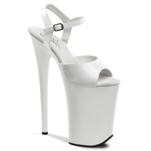 Pleaser INFINITY-909 Platform Sandal (White/White)
