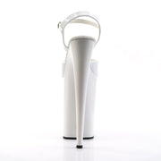 Pleaser INFINITY-909 Platform Sandal (White/White)