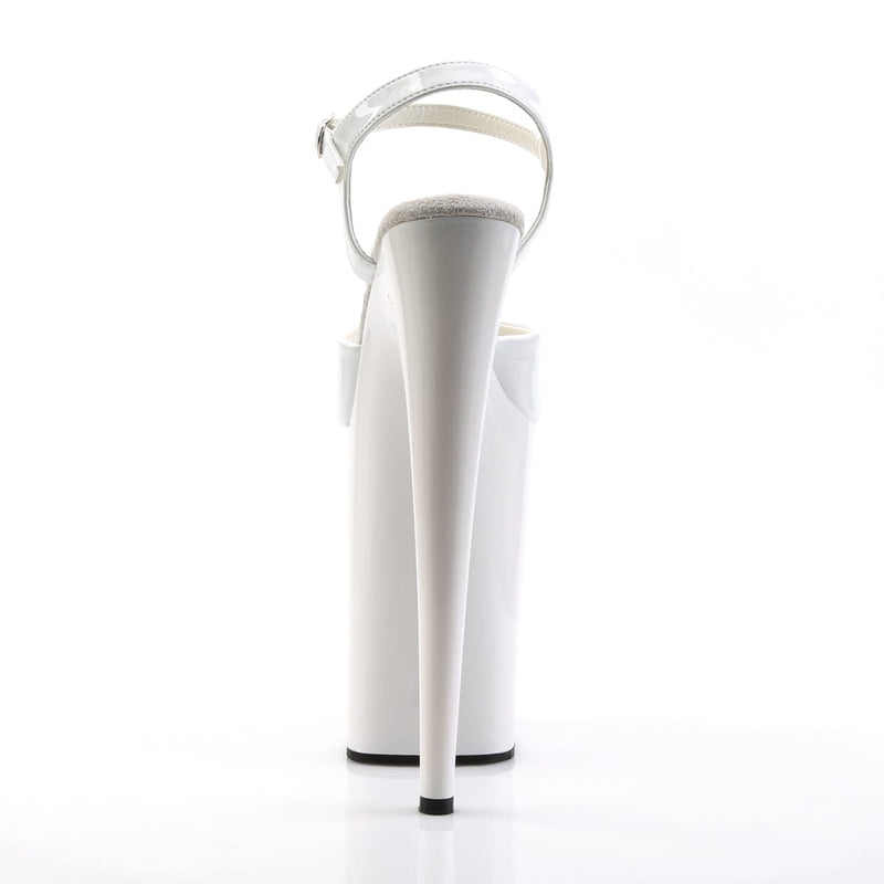 Pleaser INFINITY-909 Platform Sandal (White/White)