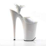 Pleaser INFINITY-909 Platform Sandal (White/White)