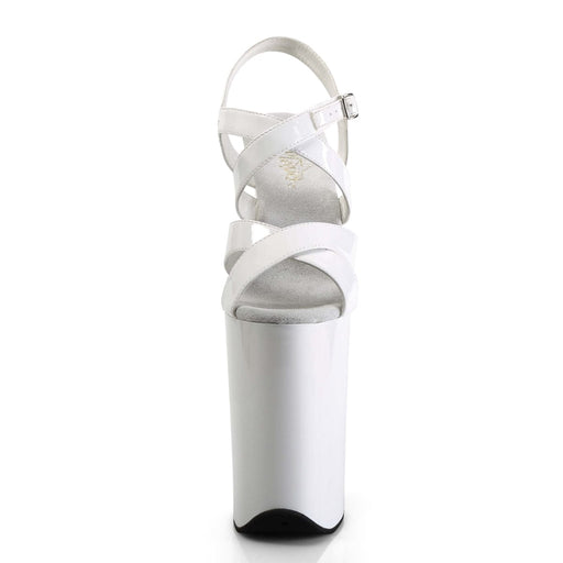 Pleaser INFINITY-997 Platform Sandal (White Patent/White)