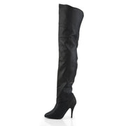 Pleaser LEGEND-8868 Thigh High Boot (Black Leather (P))