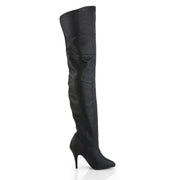 Pleaser LEGEND-8868 Thigh High Boot (Black Leather (P))