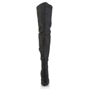 Pleaser LEGEND-8899 Thigh High Boot (Black Leather (P))