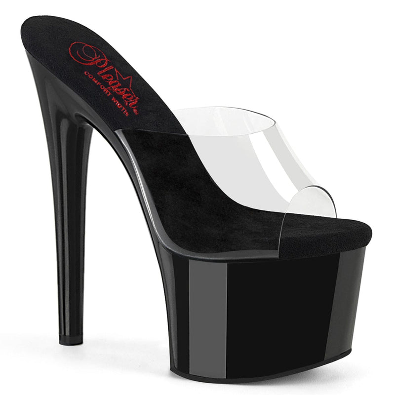 Pleaser PASSION-701 Clear/Black