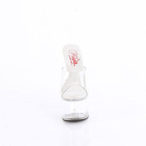 Pleaser PASSION-701 Platform Slide (Clear/Clear)