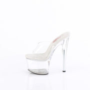 Pleaser PASSION-701 Platform Slide (Clear/Clear)