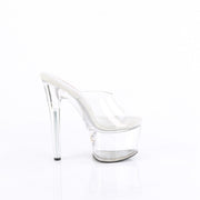 Pleaser PASSION-701 Platform Slide (Clear/Clear)