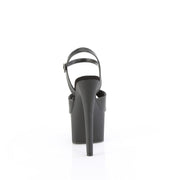 Pleaser PASSION-709 Black Faux Le/Black Matte