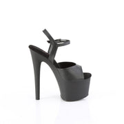Pleaser PASSION-709 Black Faux Le/Black Matte