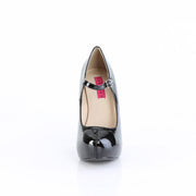 Pleaser Pink Label CHLOE-02 Pump (Black Patent)