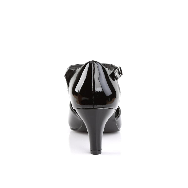 Pleaser Pink Label DIVINE-415 Pump (Black Patent)