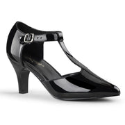 Pleaser Pink Label DIVINE-415 Pump (Black Patent)