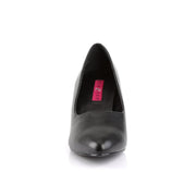 Pleaser Pink Label DIVINE-420 Pump (Black Faux Leather)