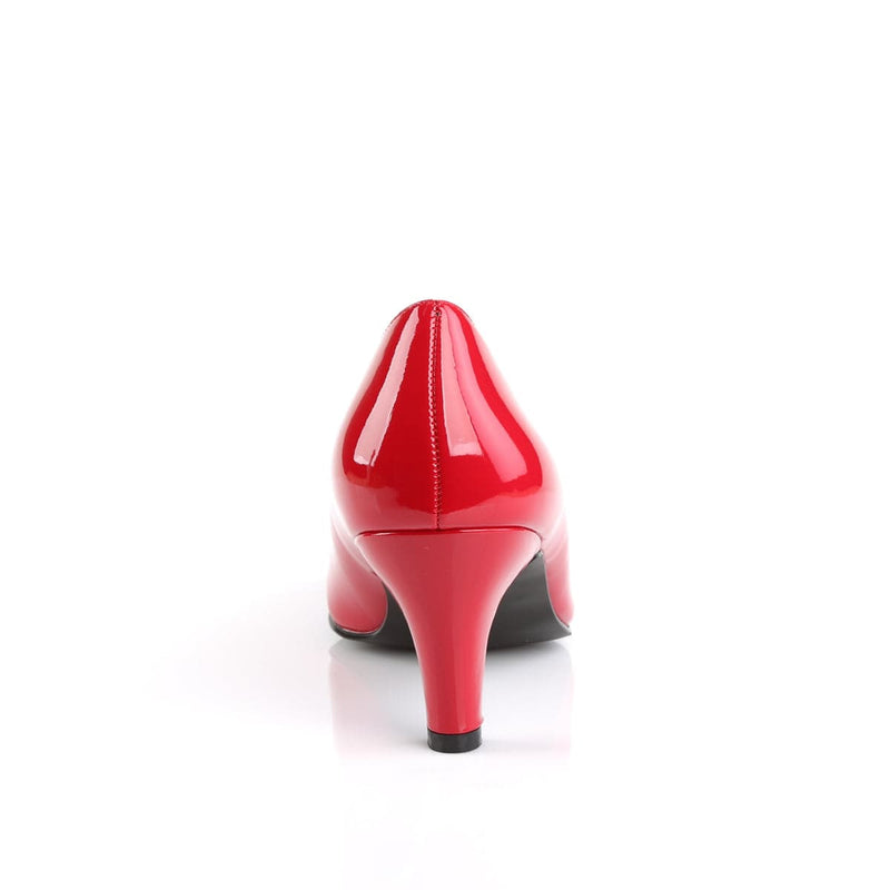 Pleaser Pink Label DIVINE-420 Pump (Red Patent)