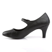 Pleaser Pink Label DIVINE-440 Pump (Black Faux Leather)