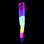Pleaser Pink Label DREAM-3012RBG Thigh High Boot (Multi-Rainbow Multi Glitter)