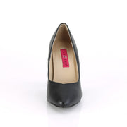 Pleaser Pink Label DREAM-420W Pump (Black Faux Leather)