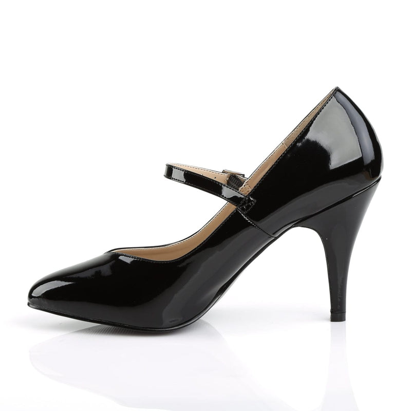 Pleaser Pink Label DREAM-428 Pump (Black Patent)
