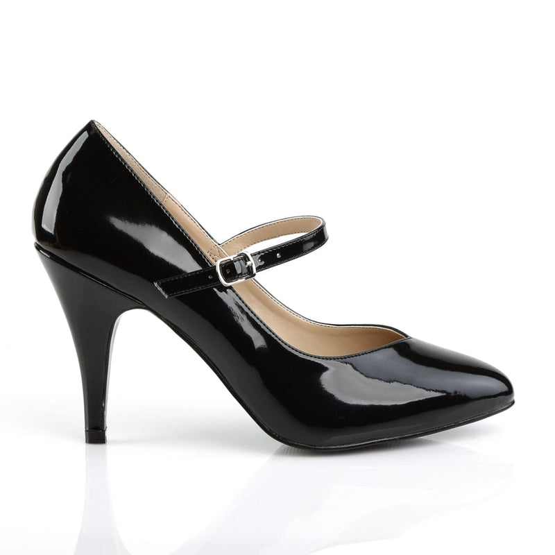 Pleaser Pink Label DREAM-428 Pump (Black Patent)
