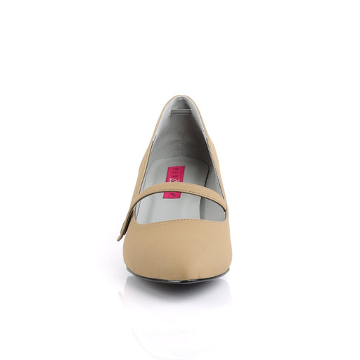 Pleaser Pink Label KITTEN-03 Pump (Taupe Nubuck)