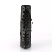 Pleaser SEDUCE-1020 Ankle Boot (Black Faux Leather)
