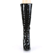 Pleaser SEDUCE-2020 Knee High Boot (Black Patent)