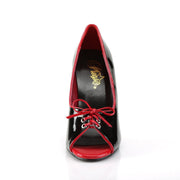 Pleaser SEDUCE-216 Pump (Black-Red Patent)