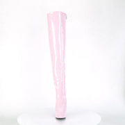Pleaser SEDUCE-3010 Thigh High Boot (Baby Pink Patent)