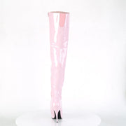 Pleaser SEDUCE-3010 Thigh High Boot (Baby Pink Patent)