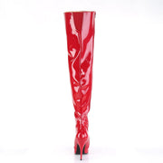 Pleaser SEDUCE-3010 Thigh High Boot (Red Patent)