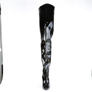 Pleaser SEDUCE-4010 Crotch High Boot (Black Patent)