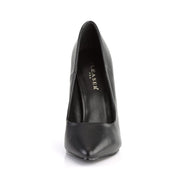 Pleaser SEDUCE-420 Pump (Black Faux Leather)