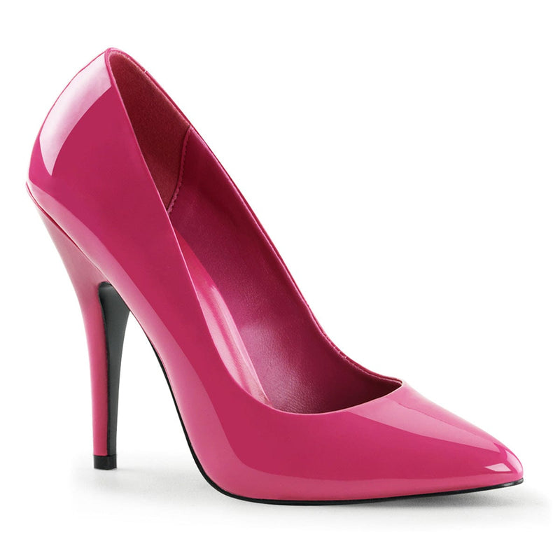 Pleaser SEDUCE-420 Pump (Hot Pink Patent)