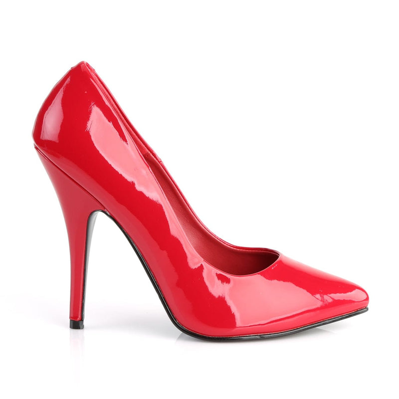 Pleaser SEDUCE-420 Pump (Red Patent)