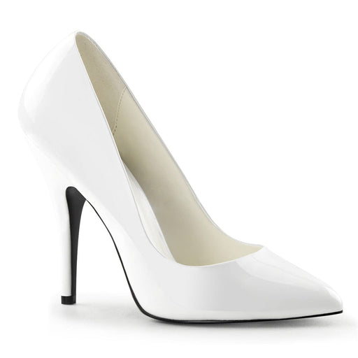 Pleaser SEDUCE-420 Pump (White Patent)
