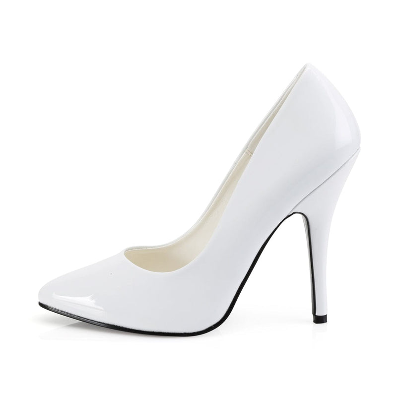 Pleaser SEDUCE-420 Pump (White Patent)