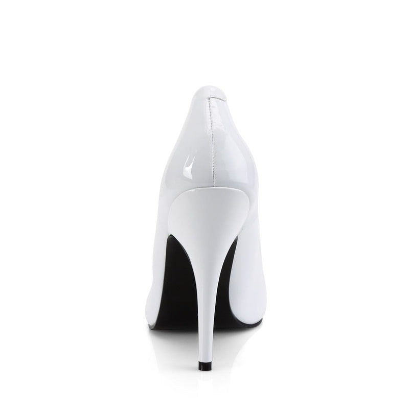 Pleaser SEDUCE-420 Pump (White Patent)