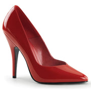Pleaser SEDUCE-420V Pump (Red Patent)